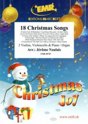 クリスマス・ソング・18曲集 (弦楽三重奏+ピアノ)【18 Christmas Songs】