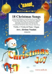 クリスマス・ソング・18曲集 (弦楽三重奏+ピアノ)【18 Christmas Songs】