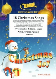 クリスマス・ソング・18曲集 (チェロ三重奏+ピアノ)【18 Christmas Songs】