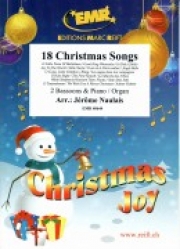 クリスマス・ソング・18曲集 (バスーン二重奏+ピアノ)【18 Christmas Songs】