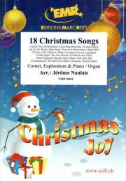 クリスマス・ソング・18曲集 (コルネット+ユーフォニアム+ピアノ)【18 Christmas Songs】
