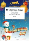 クリスマス・ソング・18曲集 (クラリネット五重奏+ピアノ)【18 Christmas Songs】