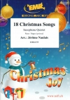 クリスマス・ソング・18曲集 (サックス五重奏+ピアノ)【18 Christmas Songs】