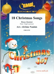 クリスマス・ソング・18曲集 (金管五重奏+ピアノ)【18 Christmas Songs】