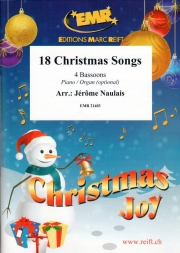 クリスマス・ソング・18曲集 (バスーン四重奏+ピアノ)【18 Christmas Songs】