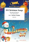 クリスマス・ソング・18曲集 (木管四重奏+ピアノ)【18 Christmas Songs】