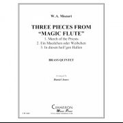 3つの小品「魔笛」より (モーツァルト) (金管五重奏)【Three Pieces from The Magic Flute】