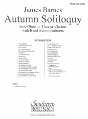 秋の独り言（オーボエ・フィーチャー）（または、フルート、クラリネット・フィーチャー）(スコアのみ）【Autumn Soliloquy】