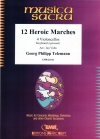 12の英雄行進曲  (テレマン）(チェロ四重奏)【12 Heroic Marches】