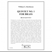 金管五重奏・No.1 (ウィリアム・ハービンソン) (金管五重奏)【Quintet No. 1 for Brass】