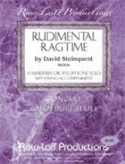 初歩的なラグタイム（デビッド・ステインクエスト）（マリンバ+ピアノ）【Rudimental Ragtime】