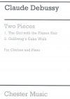 2つの小品（亜麻色の髪の乙女・ゴリウォーグのケークウォーク）（クラリネット+ピアノ）【Two Pieces for Clarinet and Piano】