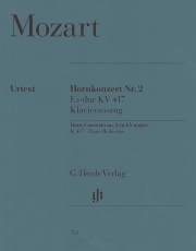ホルン協奏曲・第2番・変ホ長調・作品417（モーツァルト）（ホルン+ピアノ）【Concerto For Horn And Orchestra No. 2 In Eb Major K.417】