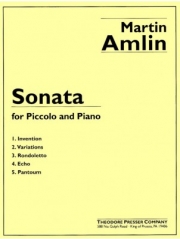 ソナタ（マーティン・アムリン） (ピッコロ+ピアノ）【Sonata】