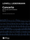 ピッコロ協奏曲・Op.50（ロウェル・リーバーマン） (ピッコロ+ピアノ）【Concerto, Op. 50】