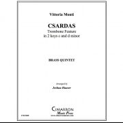 チャルダッシュ・トロンボーンフィーチャー (ヴィットーリオ・モンティ) (金管五重奏)【Csardas】