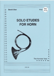 ホルンのためのソロ・エチュード（ディヴィッド・ユーバー）（ホルン）【Solo Etudes for Horn】