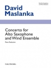 協奏曲（デイヴィッド・マスランカ）（アルトサックス+ピアノ）【Concerto for Alto Saxophone and Wind Ensemble】