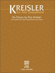 アルトサックスのためのフリッツ・クライスラー（アルトサックス+ピアノ）【Fritz Kreisler for Alto Saxophone】