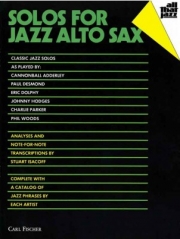 ジャズ・アルトサックスのためのソロ曲集  （アルトサックス）【Solos for Jazz Alto Sax】