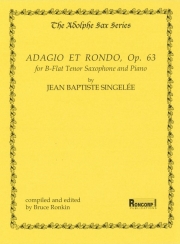 アダージョとロンド・Op.63（ジャン＝パティスト・サンジュレー）（テナーサックス+ピアノ）【Adagio et Rondo Op.63】