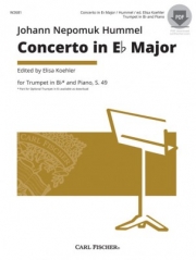 協奏曲・変ホ長調（ヨハン・ネポムク・フンメル）（トランペット+ピアノ）【Concerto in Eb Major for Trumpet in Bb and Piano, S. 49】