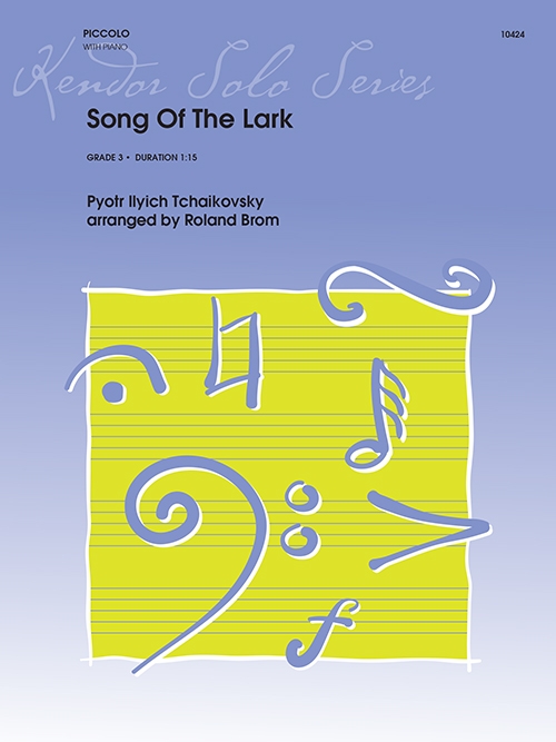 ラークの歌 子どものためのアルバム より チャイコフスキー ピッコロ ピアノ Song Of The Lark From Album For The Young 吹奏楽の楽譜販売はミュージックエイト