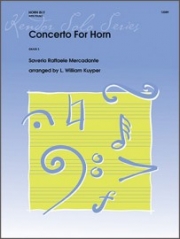 ホルンのための協奏曲（サヴェリオ・メルカダンテ）（ホルン+ピアノ）【Concerto For Horn】