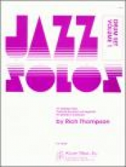 ドラムセットのためのジャズ・ソロ集・Vol.1（リッチ・トンプソン）【Jazz Solos For Drum Set, Volume 1】