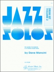 ドラムセットのためのジャズ・ソロ集・Vol.2（デイブ・マンシーニ）【Jazz Solos For Drum Set, Volume 2】