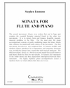 フルートとピアノのためのソナタ（スティーブン・エモンズ）（フルート+ピアノ）【Sonata for Flute and Piano】