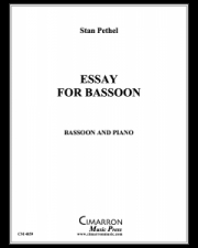 バスーンのためのエッセイ（スタン・ペセル）（バスーン+ピアノ）【Essay for Bassoon】