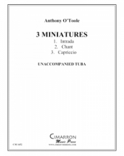 3つの小品（アンソニー・オトゥール）（テューバ）【3 Miniatures】