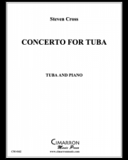 テューバ協奏曲（スティーヴン・クロス）（テューバ+ピアノ）【Concerto for Tuba】