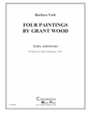 グラント・ウッドによる4つの絵画（バーバラ・ヨーク）（テューバ+ピアノ）【Four Paintings by Grant Wood】