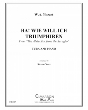 Ha! Wie Will Ich Triumphiren（モーツァルト）（テューバ+ピアノ）
