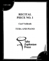リサイタル小品・No.1 (カール・ヴォルラース)（テューバ+ピアノ）【Recital Piece No. 1】