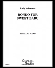 Rondo for a Sweet Babu（ルディ・フォルクマン）（テューバ+ピアノ）
