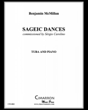 聖人の踊り (ベンジャミン・マクミラン)（テューバ+ピアノ）【Sageic Dances】