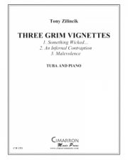 3つのグリムの物語（トニー・ジリンシク)（テューバ+ピアノ）【Three Grim Vignettes】