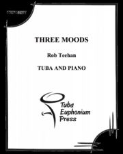 3つのムード（ロバート・ティーハン)（テューバ+ピアノ）【Three Moods】