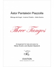3つのピアソラのタンゴ（アストル・ピアソラ)（テューバ+ピアノ）【Three Piazzolla tangos for tuba and piano】