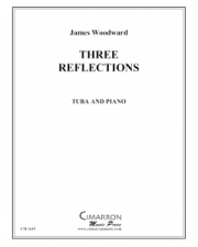 3つのリフレクション（ジェイムズ・ウッドワード)（テューバ+ピアノ）【Three Reflections】