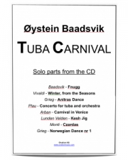 テューバ・カーニバル・ソロ・コレクション（テューバ+ピアノ）【Tuba Carnival solo collection】