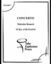 テューバ協奏曲（マルコム・ベネット）（テューバ+ピアノ）【Tuba Concerto】