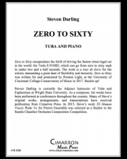 0から60 (スティーブン・ダーリン)（テューバ+ピアノ）【Zero to Sixty】