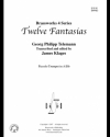 12の幻想曲 （テレマン）（トランペット）【12 Fantasias】