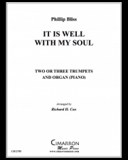 安けさは川のごとく（フィリップ・ポール・ブリス）（トランペット二重奏+ピアノ）【It Is Well With My Soul】