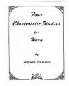 4つの性格的な練習（ヘルマン・ユーリッセン）（ホルン+ピアノ）【Four Charactristic Studies】
