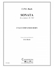 ソナタ・イ短調・H. 562（カール・フィリップ・エマヌエル・バッハ）（ホルン）【Sonata in A minor, H. 562】
